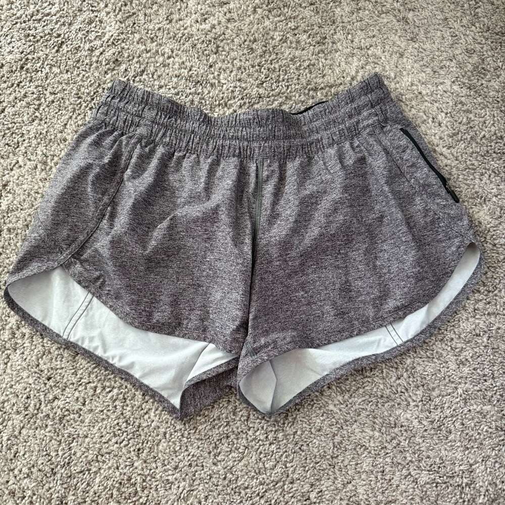 lululemon athletica Heathered Gray Athletic Shorts